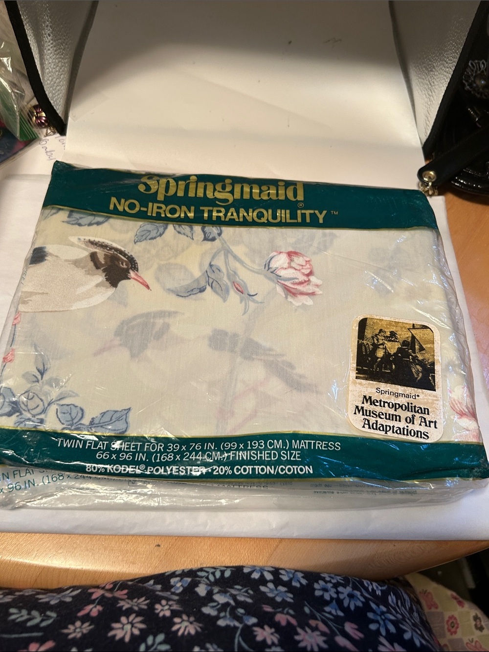 Springmaid no-iron tranquility twin sheet metropolitan museum of art adaptions